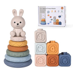 Colorful Soft Stackers for Toddler Learning