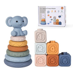 Colorful Soft Stackers for Toddler Learning