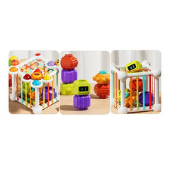 Rainbow Play Beads Stacking Blocks