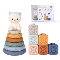 Colorful Soft Stackers for Toddler Learning