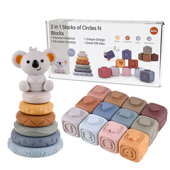 Colorful Soft Stackers for Toddler Learning