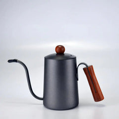 Sleek Stainless Steel Coffee Brewer with Lid