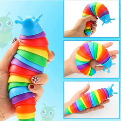 Colorful Caterpillar Stress-Relief Puzzle
