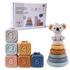 Colorful Soft Stackers for Toddler Learning