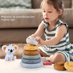 Colorful Soft Stackers for Toddler Learning